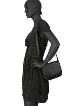 Shoulder Bag Tradition Leather Etrier Black tradition EHER22-vue-porte