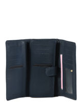 Leather Tradition Wallet Etrier Blue tradition EHER95-vue-porte