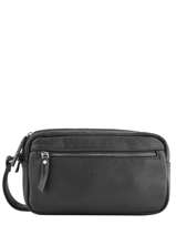 Pochette Homme Etrier Noir foulonne EFOU11