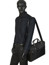 Documententas Light 2 Compartimenten Etrier Zwart light ELIG02-vue-porte