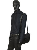 Cross Body Tas Light Etrier Zwart light ELIG05-vue-porte