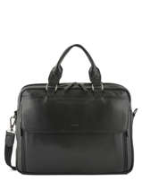 Briefcase 2 Compartments Etrier Black foulonne EFOU01