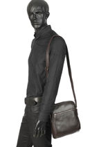 Cross Body Tas Etrier Bruin foulonne EFOU08-vue-porte