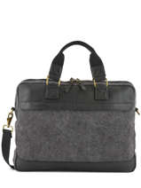 Harbor Briefcase 2 Compartments Etrier Black harbor EHAR02