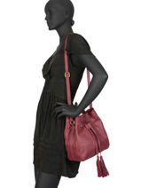 Bucket Bag Natte Etrier Red natte ENTT07-vue-porte