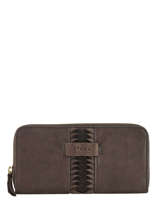 Portefeuille Natte Cuir Etrier Marron natte ENTT91