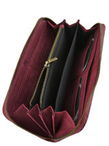 Portefeuille Natte Cuir Etrier Rouge natte ENTT91-vue-porte