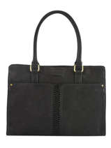 Sac Shopping Natte Cuir Etrier Noir natte ENTT12