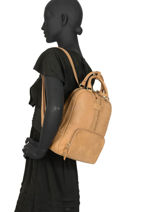 Sac � Dos Natte Etrier Marron natte ENTT11-vue-porte