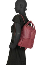 Backpack Natte Etrier Red natte ENTT11-vue-porte