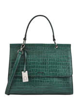 Sac Trap�ze Darwin Cuir Etrier Vert darwin EDAR01