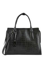 Leather Satchel Darwin Etrier Black darwin EDAR02