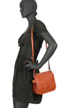 Cross Body Tas Darwin Leder Etrier Rood darwin EDAR03-vue-porte