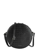 Sac Bandouli�re M Darwin Cuir Etrier Noir darwin EDAR08