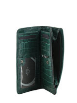 Portefeuille Darwin Leder Etrier Groen darwin EDAR92-vue-porte