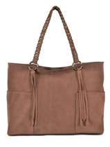 Shoulder Bag A4 Obstacle Etrier Brown obstacle EOBS06
