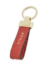 Leather Tradition Key Chain Etrier Red tradition EHER94