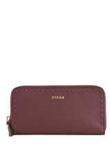 Wallet Leather Etrier Violet tradition EHER91