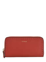 Wallet Leather Etrier Red tradition EHER91