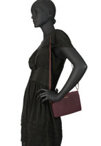 Crossbody Bag Tradition Leather Etrier Violet tradition EHER30-vue-porte