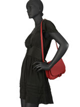 Cross Body Tas Tradition Leder Etrier Rood tradition EHER23-vue-porte