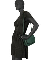 Cross Body Tas Tradition Leder Etrier Groen tradition EHER23-vue-porte