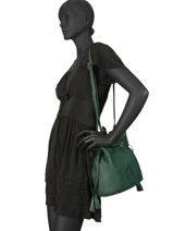Bucket Bag Tradition Leder Etrier Groen tradition EHER29-vue-porte