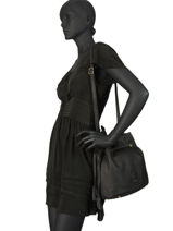 Sac Seau Tradition Cuir Etrier Noir tradition EHER29-vue-porte