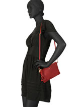 Cross Body Tas Tradition Leder Etrier Rood tradition EHER14-vue-porte