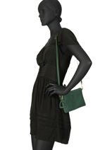 Sac Bandouli�re Tradition Cuir Etrier Vert tradition EHER14-vue-porte