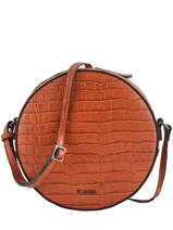 Large Shoulder Bag Darwin Leather Etrier Red darwin EDAR07