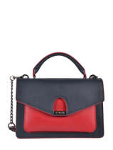 Sac Port� Main Escarpe Cuir Etrier Bleu escarpe EESC01