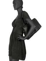 Handtas Attelage Leder Etrier Zwart attelage EATT05-vue-porte