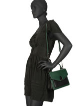Top Handle Escarpe Leather Etrier Green escarpe EESC01-vue-porte