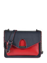 Cross Body Tas Escarpe Leder Etrier Blauw escarpe EESC02