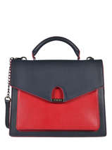 Shoulder Bag Escarpe Leather Etrier Blue escarpe EESC03