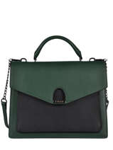 Sac Cartable Escarpe Cuir Etrier Vert escarpe EESC03