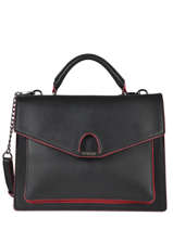 Sac Cartable Escarpe Cuir Etrier Noir escarpe EESC03