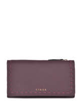 Leather Tradition Wallet Etrier Violet tradition EHER95