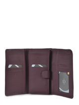 Leather Tradition Wallet Etrier Violet tradition EHER95-vue-porte