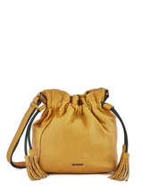 Medium Bucket Bag Wellington Leather Etrier Yellow wellington EWEL01
