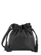 Medium Bucket Bag Wellington Leather Etrier Black wellington EWEL01