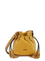 Bucket Bag S Wellington Leder Etrier Geel wellington EWEL02