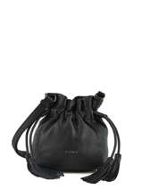Bucket Bag S Wellington Leder Etrier Zwart wellington EWEL02