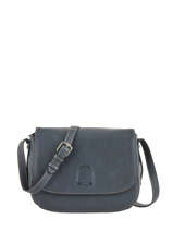 Shoulder Bag Balade Leather Etrier Blue balade EBAL04