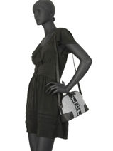 Shoulder Bag Hippique Etrier Gray hippique EHIP02-vue-porte