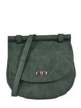 Sac Bandouli�re S Casac Cuir Etrier Vert casac ECAS02
