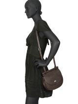 Cross Body Tas S Casac Leder Etrier Bruin casac ECAS02-vue-porte