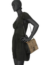 Sac Bandouli�re Jungle Etrier Noir jungle EJUL01-vue-porte