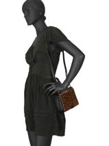 Crossbody Bag Jungle Etrier Brown jungle EJUL04-vue-porte